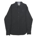 G-STAR Mens Black Shirt L Cotton Blend Button Down Casual Classic