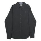 G-STAR Mens Black Shirt L Cotton Blend Button Down Casual Classic