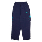 ADIDAS Mesh Lined Mens Track Pants Blue Straight S W24 L28