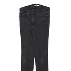 LEVI'S Womens Jeans Black Slim Skinny Denim Medium W25 L28 Stretch Cotton Blend