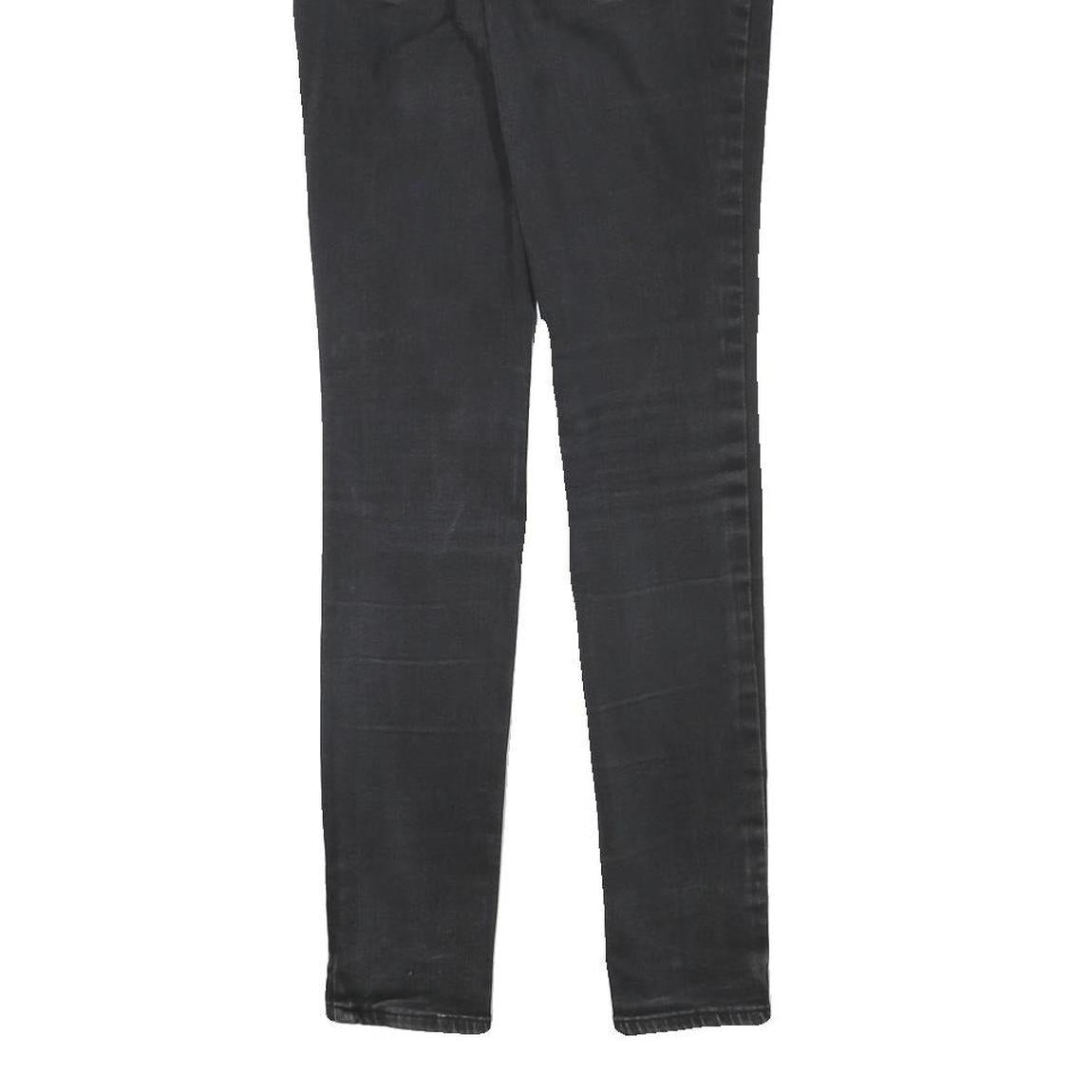 LEVI'S Womens Jeans Black Slim Skinny Denim Medium W25 L28 Stretch Cotton Blend