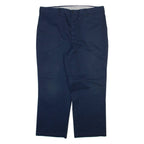 DICKIES Mens Trousers Blue Relaxed Straight W40 L27