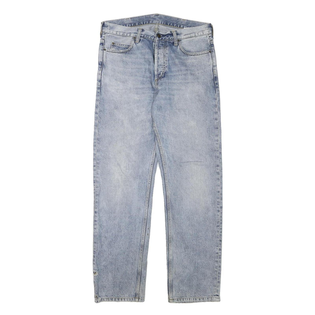 CARHARTT Mens Jeans Blue Regular Straight Denim Light W30 L31 Classic Workwear