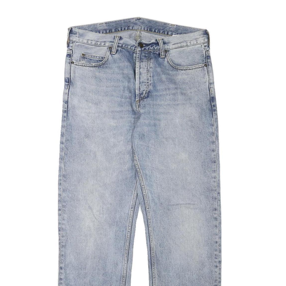 CARHARTT Mens Jeans Blue Regular Straight Denim Light W30 L31 Classic Workwear