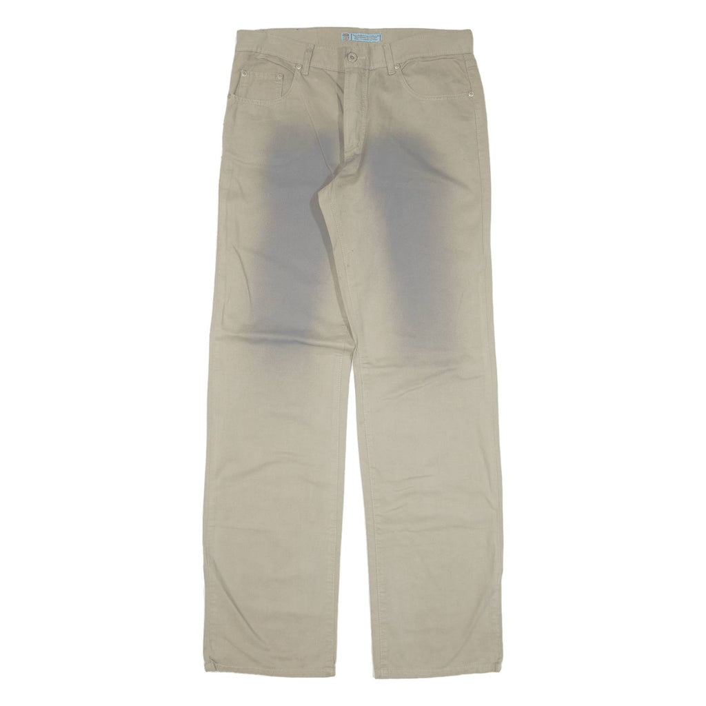 FOUR TEEN Womens Trousers Green Regular Straight W32 L34
