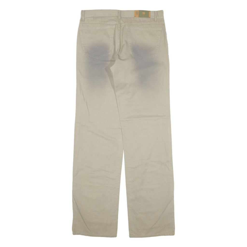 FOUR TEEN Womens Trousers Green Regular Straight W32 L34