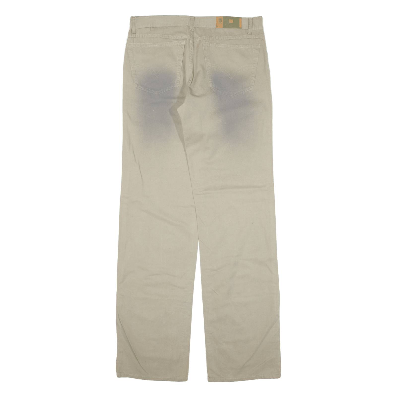 FOUR TEEN Womens Trousers Green Regular Straight W32 L34