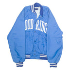 HOLLOWAY Mens Varsity Jacket Blue USA L