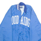 HOLLOWAY Mens Varsity Jacket Blue USA L