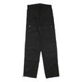 Mens Black Regular Fit Cotton Blend Cargo Style Trousers W29 L32 Functional