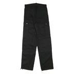 Mens Black Regular Fit Cotton Blend Cargo Style Trousers W29 L32 Functional