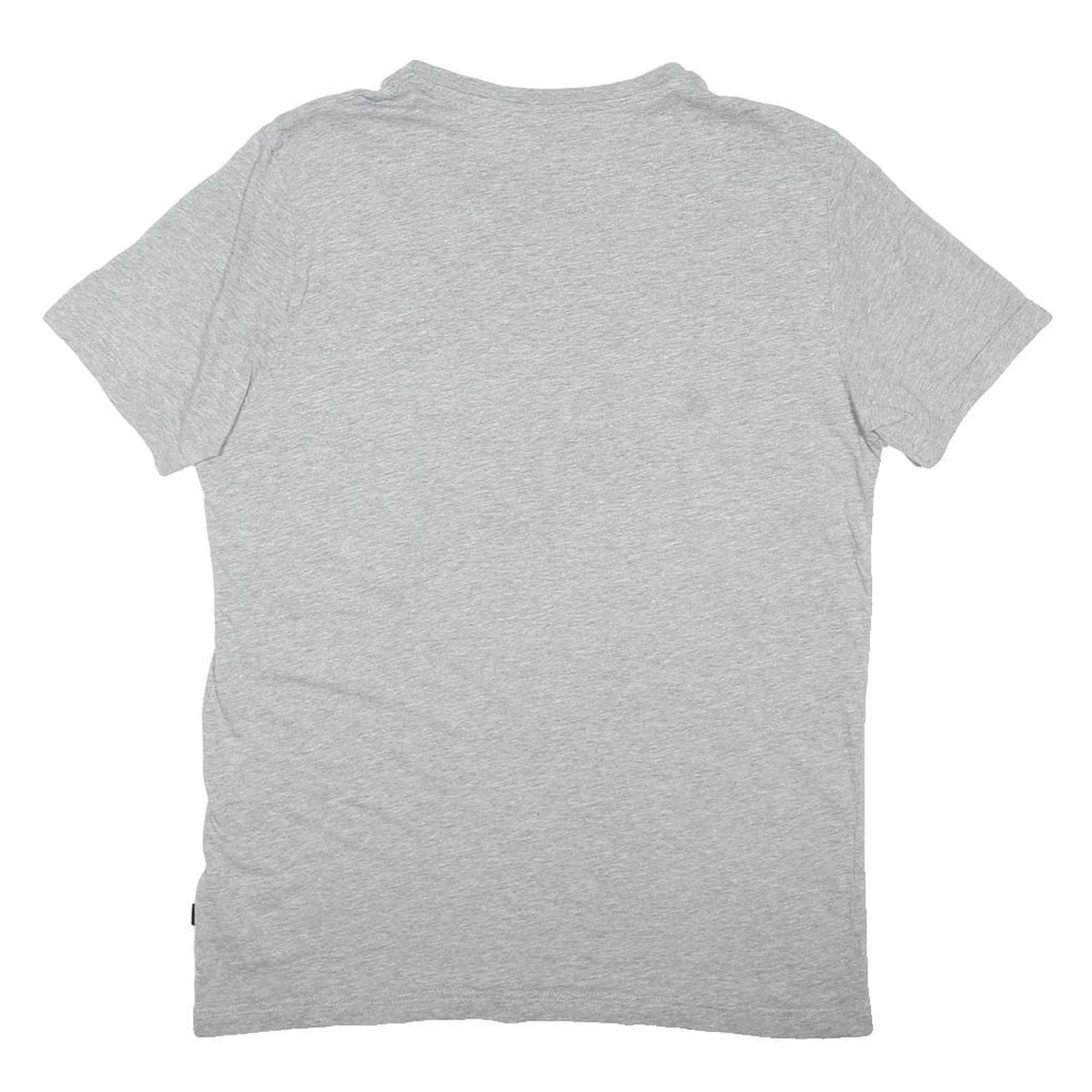 PUMA Mens Grey Graphic T-Shirt M Short Sleeve Crew Neck Cotton Blend Sportswear