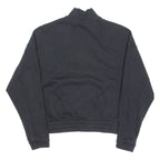 CHAMPION Womens Sweatshirt Black 1/4 Zip S