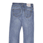 LEVI'S Mens Blue Regular Straight Denim Medium W32 L32 Classic Zip Jeans