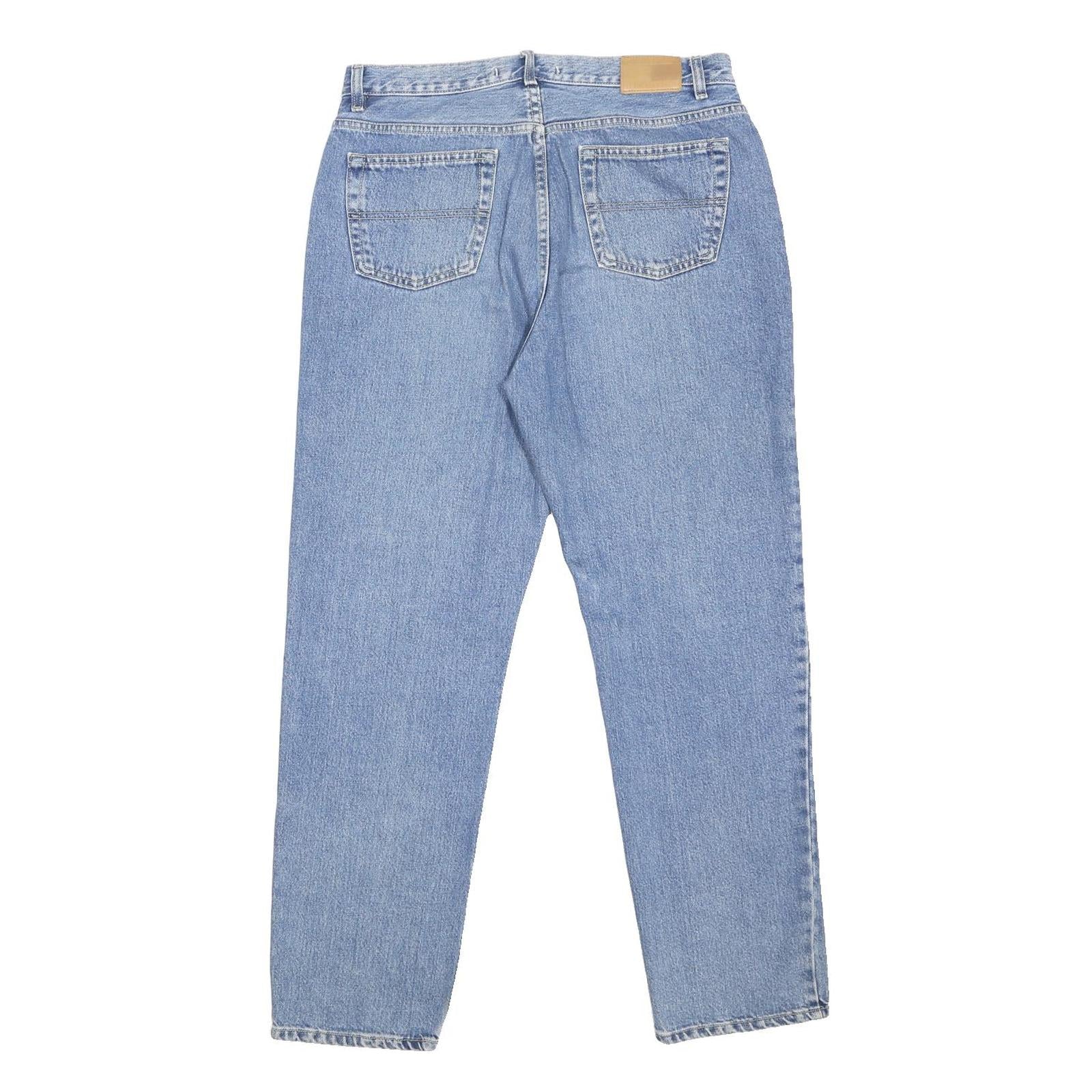 TOMMY HILFIGER Womens Jeans Blue Regular Straight Denim Medium W34 L31 Classic