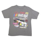 NASCAR Mens Grey XS Graphic T-Shirt Short Sleeve Crew Neck Racing Car Print