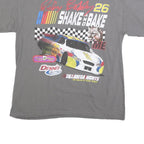 NASCAR Mens Grey XS Graphic T-Shirt Short Sleeve Crew Neck Racing Car Print