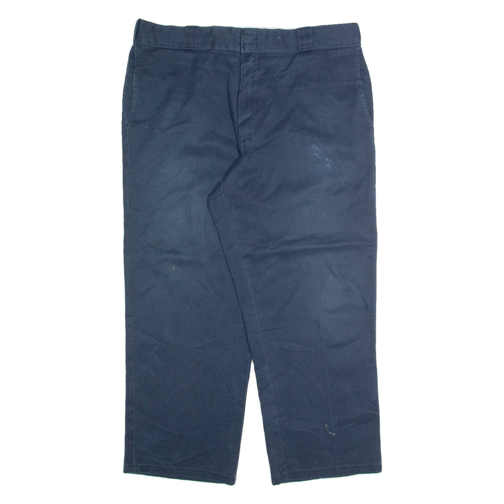 DICKIES Chino Mens Trousers Blue Regular Straight W36 L26