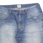 ROUTE 66 Mens Denim Blue Casual Shorts M W34 Cotton Blend Relaxed Fit