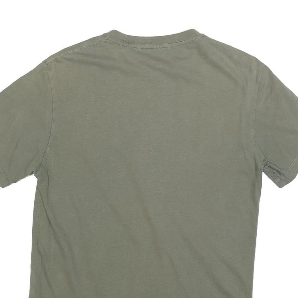 LEVI'S Mens Green Graphic T-Shirt S Short Sleeve Crew Neck Cotton Blend