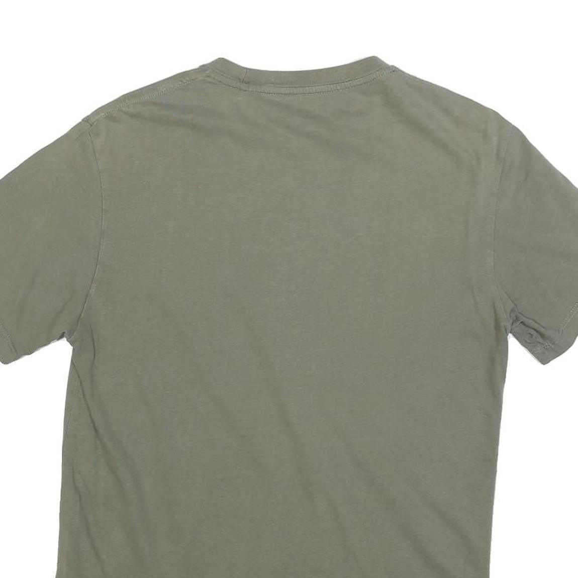 LEVI'S Mens Green Graphic T-Shirt S Short Sleeve Crew Neck Cotton Blend