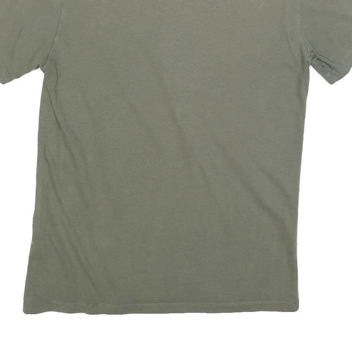 LEVI'S Mens Green Graphic T-Shirt S Short Sleeve Crew Neck Cotton Blend