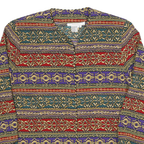 ELLEN ASHLEY Womens Multi Colour Printed Shirt Long Sleeve Collared M