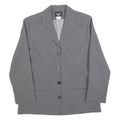 TALLY WEIJL Womens Grey Button Jacket M Polyester Plain Classic Smart Casual