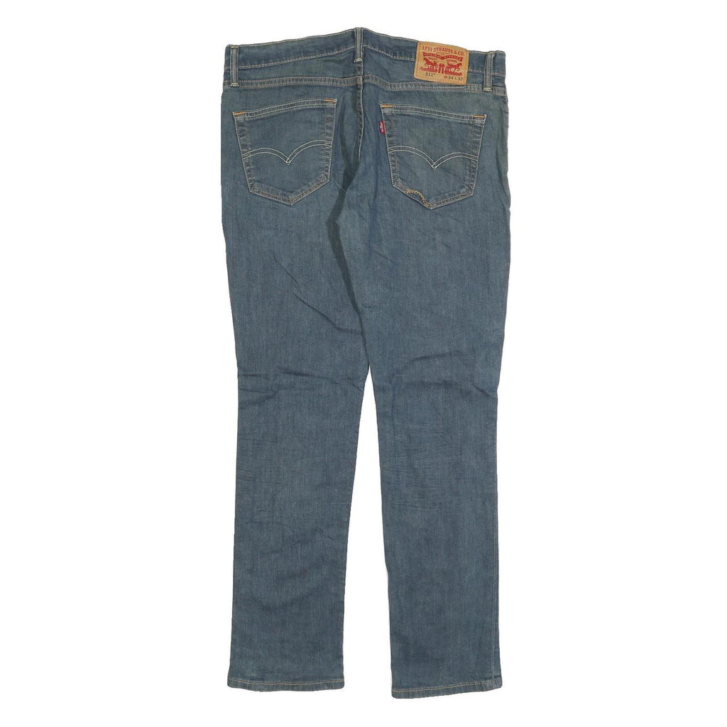 LEVI'S 511 Slim Mens Jeans Blue Slim Skinny Denim W34 L32 Classic Style