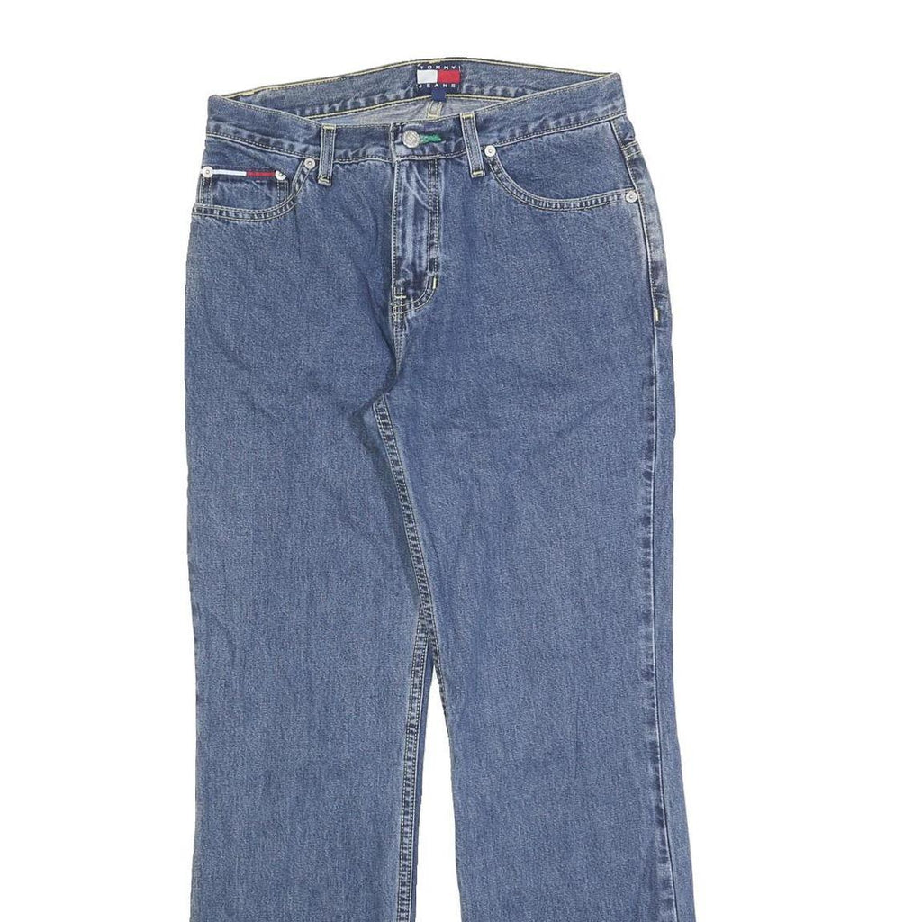 TOMMY HILFIGER Womens Jeans Blue Regular Straight Denim Medium W28 L28 Classic