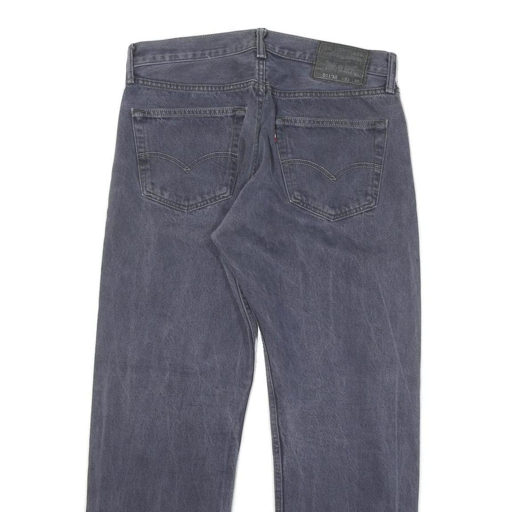LEVI'S 501XX Mens Jeans Blue Regular Straight Denim Medium W31 L27 Classic