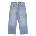 TOMMY HILFIGER Mens Blue Relaxed Straight Denim Cotton Blend Medium W32 L25
