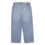 TOMMY HILFIGER Mens Blue Relaxed Straight Denim Cotton Blend Medium W32 L25
