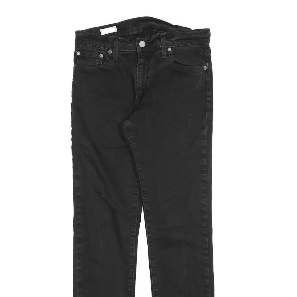 LEVI'S 511 BIG E Mens Jeans Black Slim Skinny Denim W30 L32 Classic Fit Zip