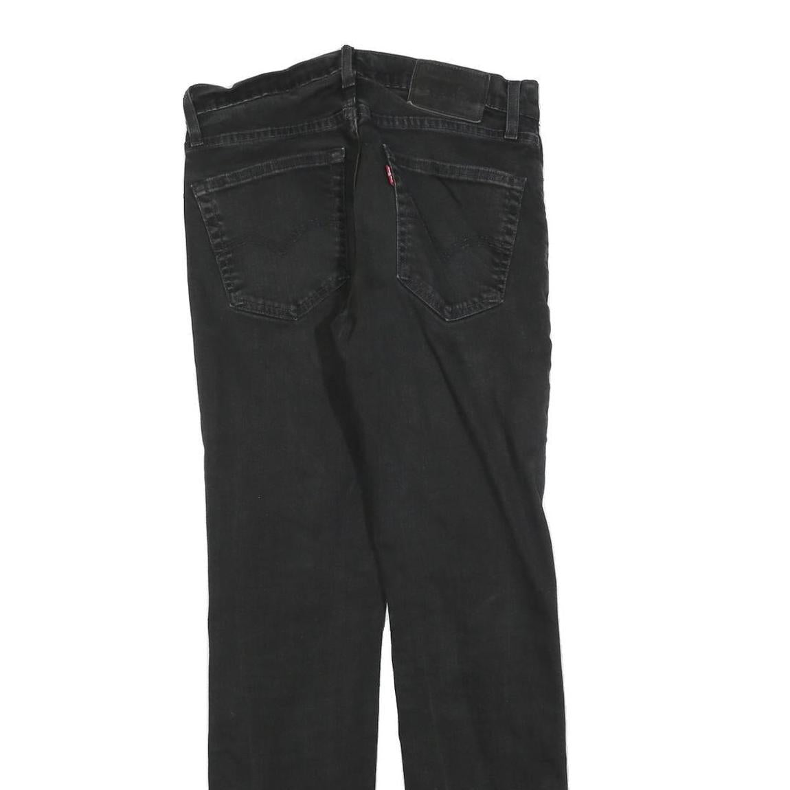 LEVI'S 511 BIG E Mens Jeans Black Slim Skinny Denim W30 L32 Classic Fit Zip
