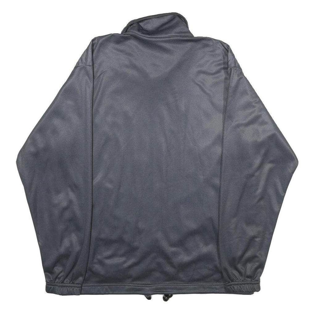 ASICS Mens Blue Jacket S Polyester Plain Zip Sports Activewear Casual