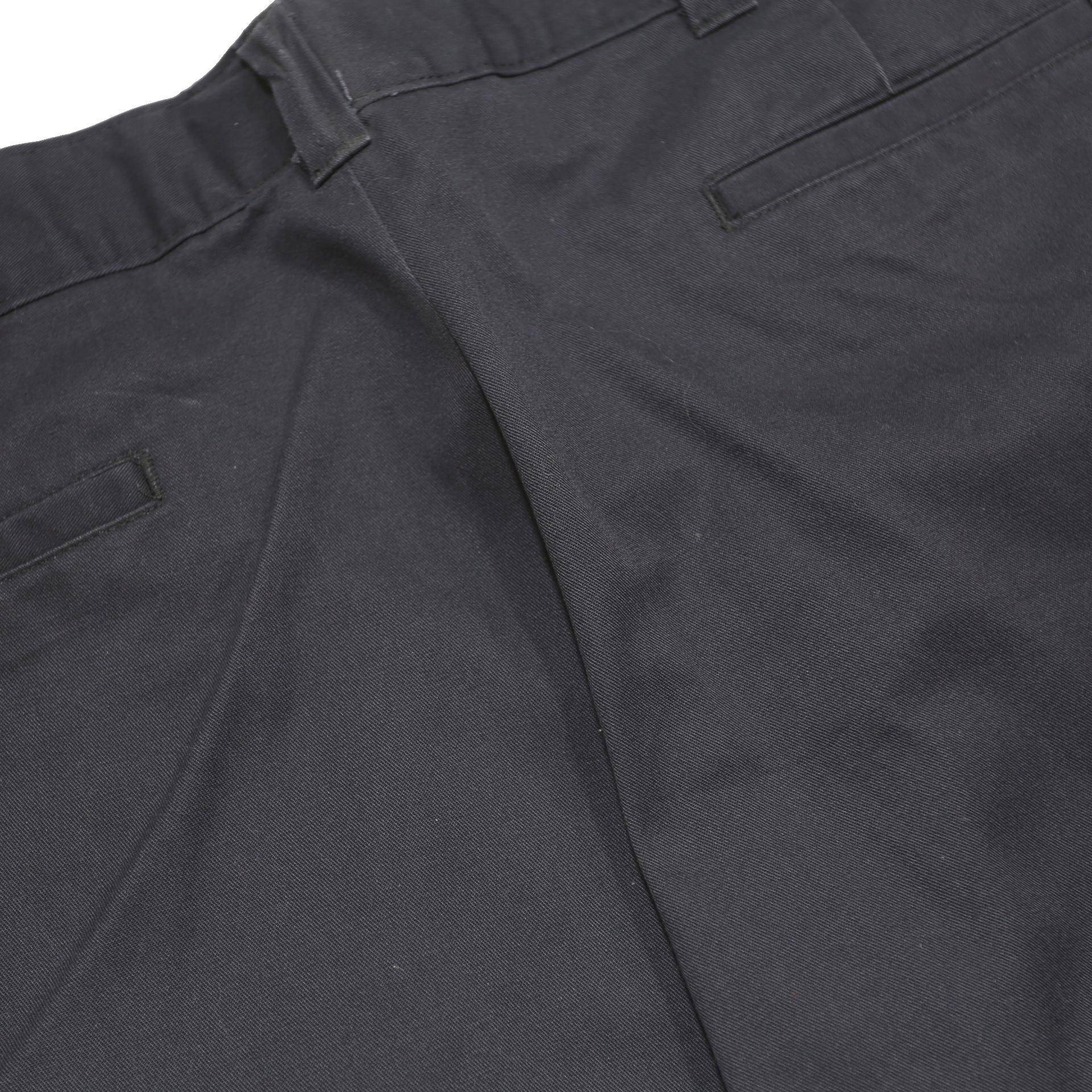 DICKIES Mens Cotton Blend Navy Blue Regular Cargo Trousers W38 L31 Workwear Zip