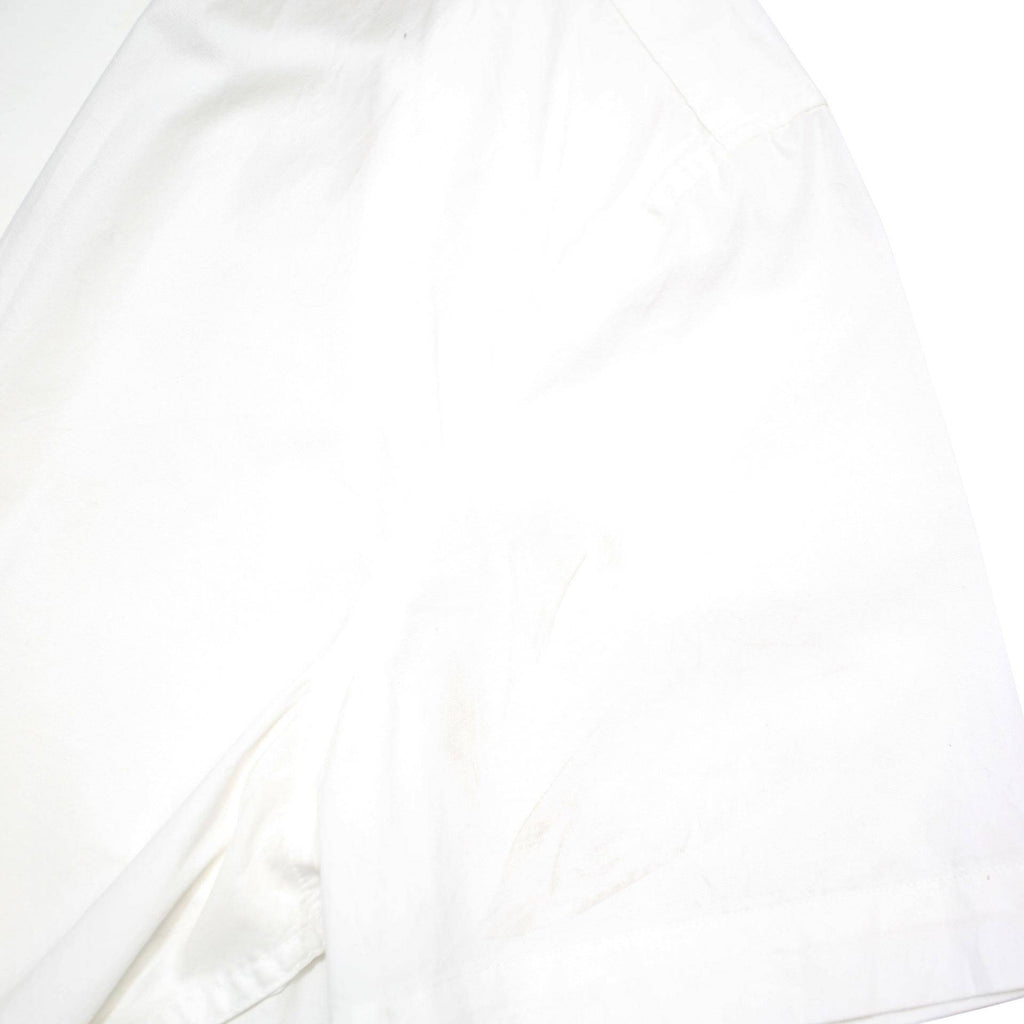 TOMMY HILFIGER Mens White Button Down Shirt XL Classic Cotton Blend Casual