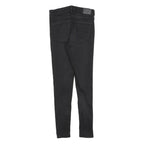 LEVI'S 720 Womens Jeans Black Slim Skinny Denim Raw W27 L30 Zip Cotton Blend