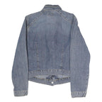 CALVIN KLEIN JEANS Womens Blue Denim Jacket M Cotton Zip Plain Casual Denim