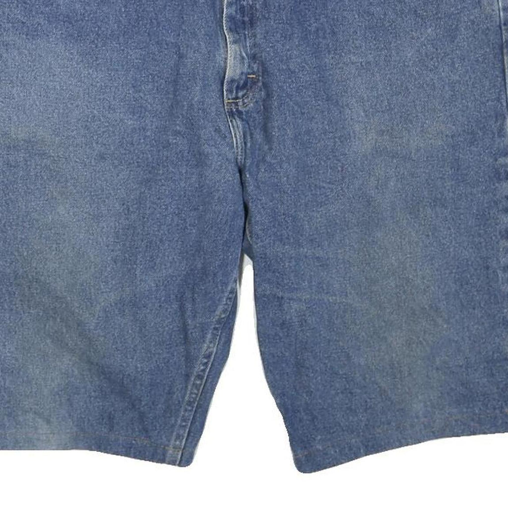 WRANGLER Mens Denim Blue Casual Shorts L W38 Cotton Blend Classic Fit Relaxed