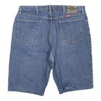 WRANGLER Mens Denim Blue Casual Shorts L W38 Cotton Blend Classic Fit Relaxed