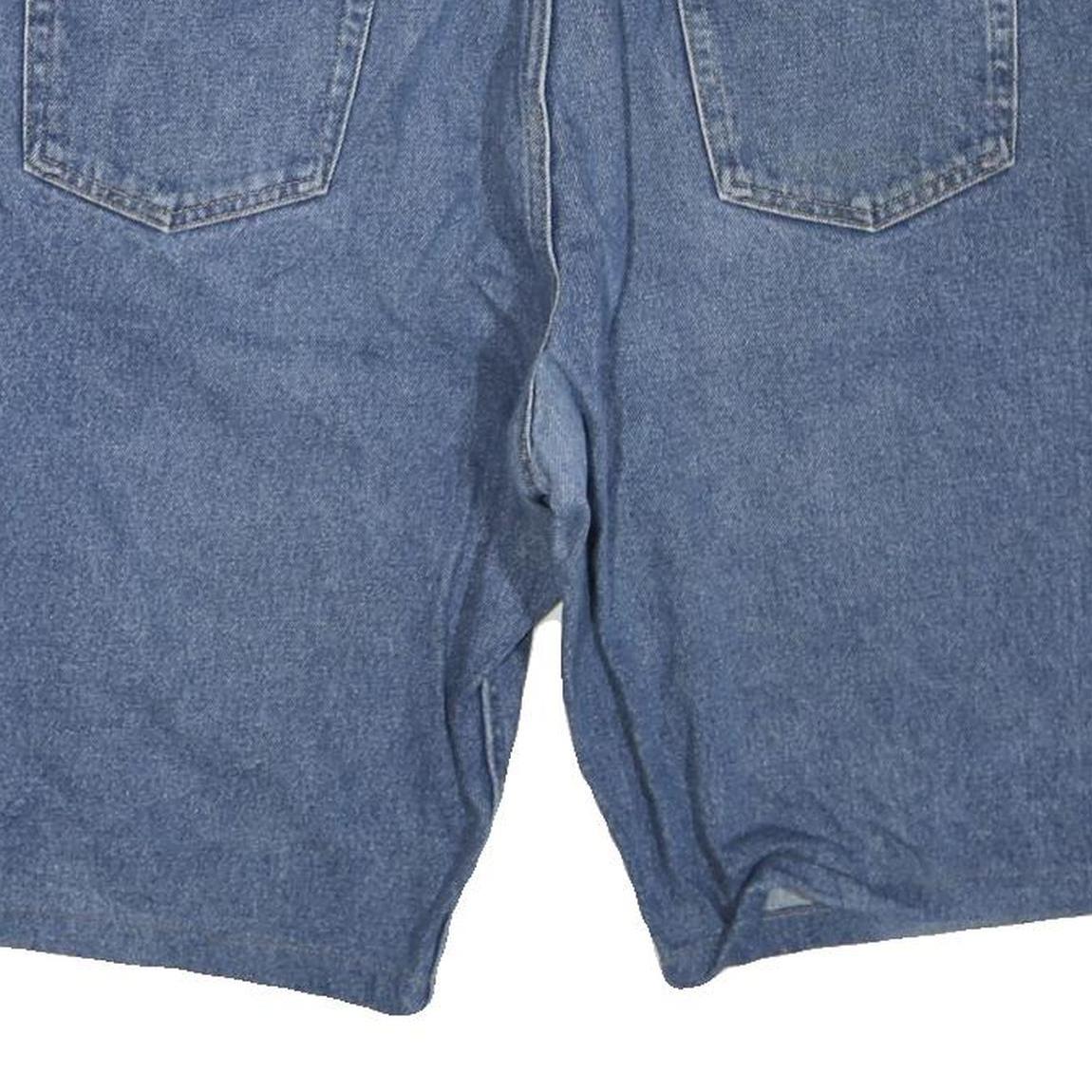 WRANGLER Mens Denim Blue Casual Shorts L W38 Cotton Blend Classic Fit Relaxed