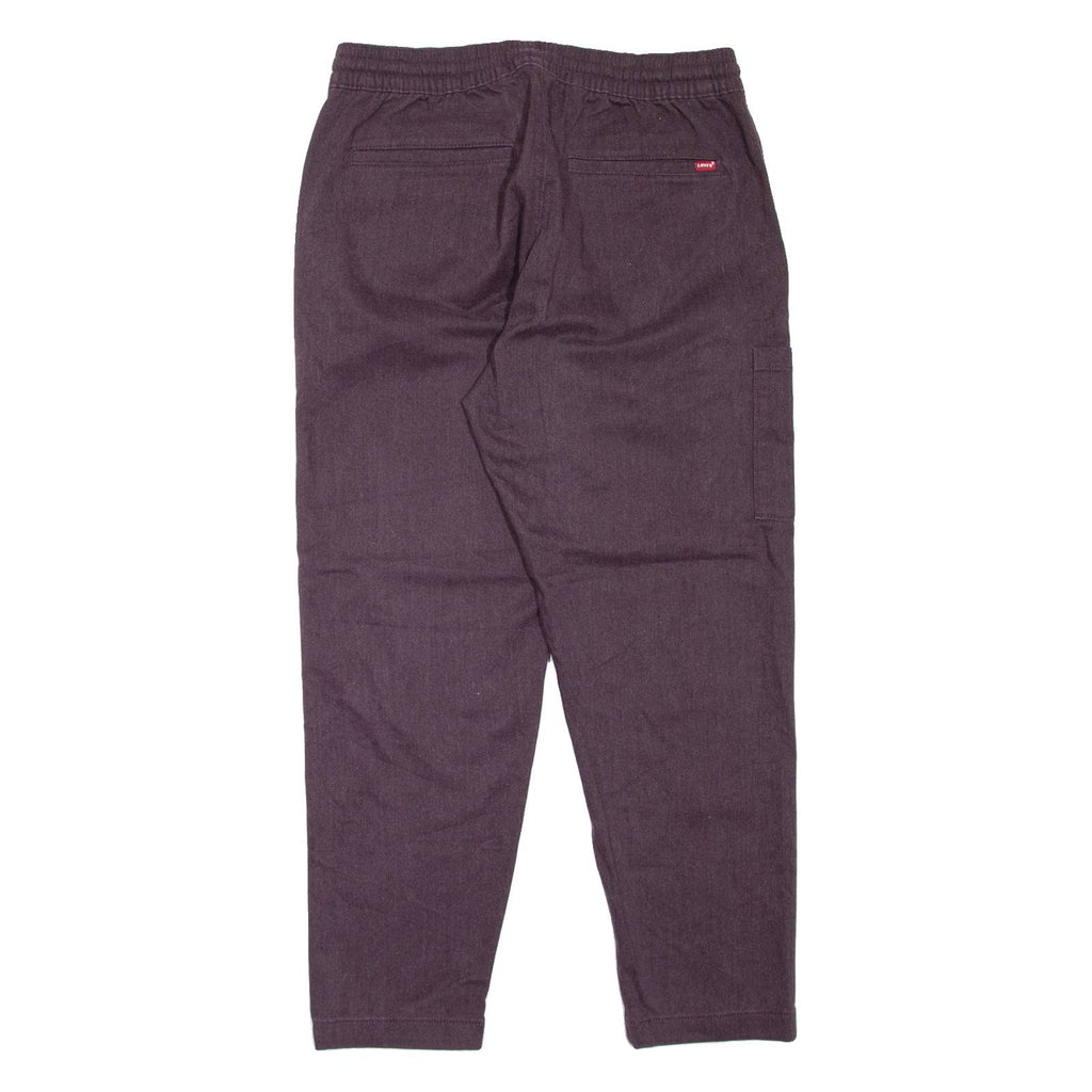 LEVI'S Womens Trousers Maroon Regular Tapered W30 L27