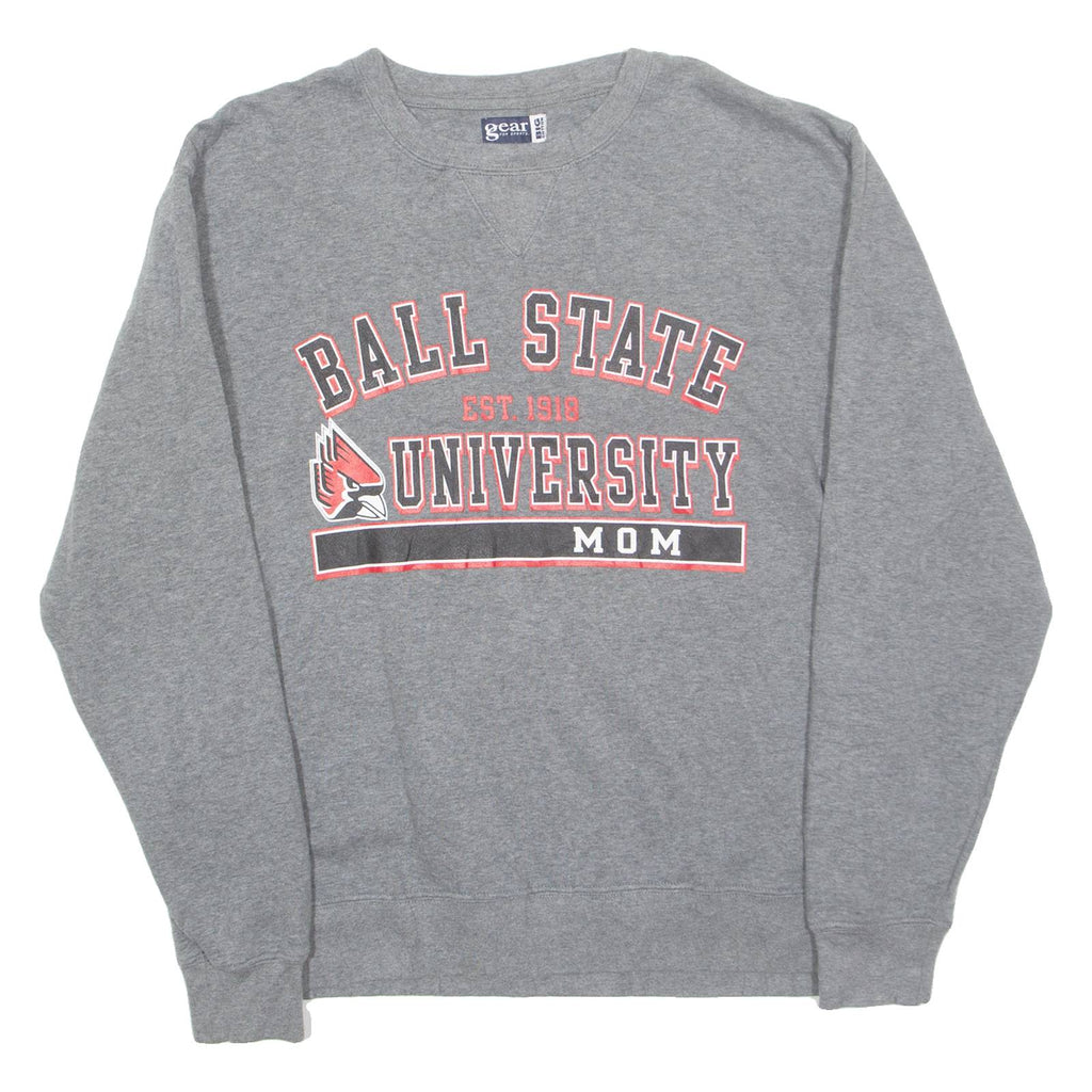 GEAR Ball State University Mens Sweatshirt Grey USA M