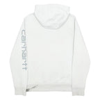 CARHARTT Womens White Hoodie M Casual Cotton Blend Luxury Daily Wear