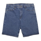 WRANGLER Mens Shorts Blue Denim Casual L W36 Classic Comfortable Cotton Blend