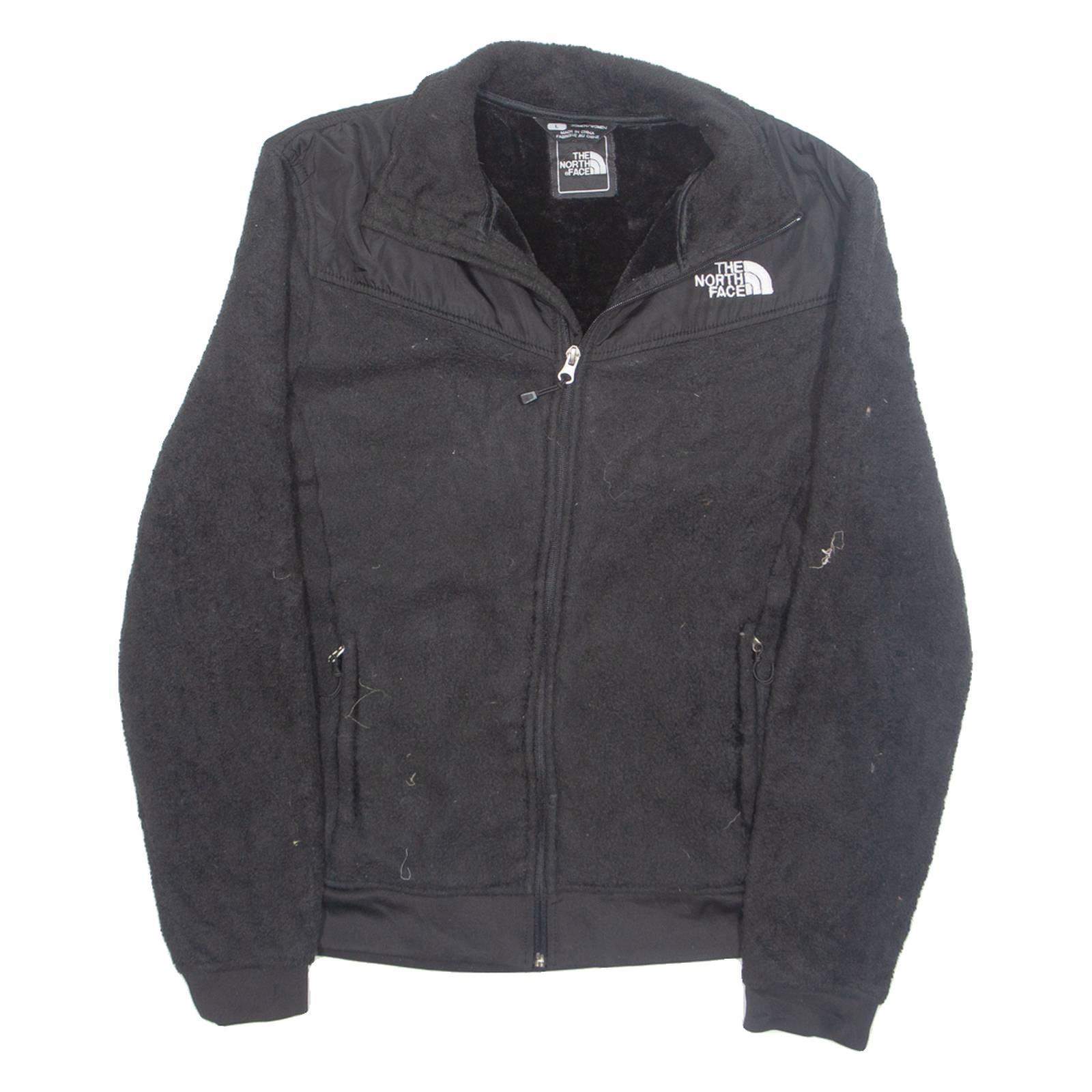 THE NORTH FACE Womens Fleece Jacket Black 90s L