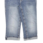 VIGOSS Womens Denim Blue Casual Shorts L W32 Embellished Pocket Design