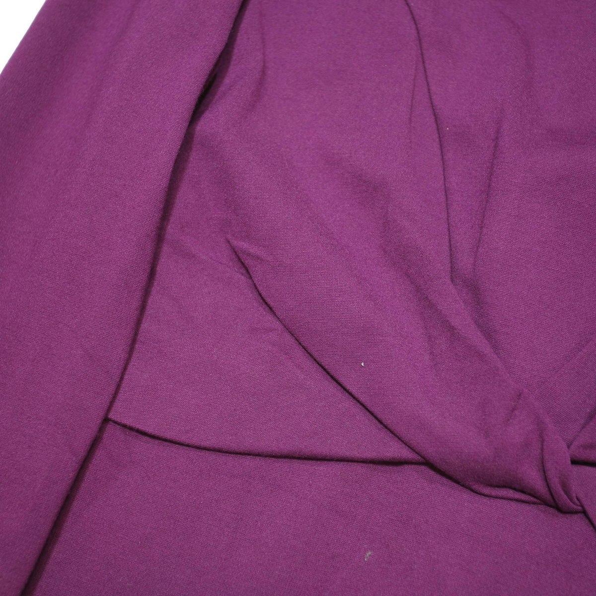 PHASE EIGHT Womens Purple Bodycon Viscose Blend Plain 3/4 Sleeve Knee Length